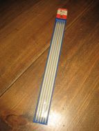 Uåpna pakke strikkepinner 4 MM 21 CM MILWARD 70-80 tallet