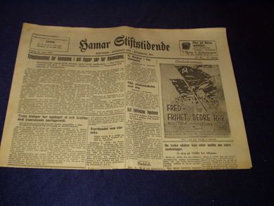 1943 nr 050 Hamar Stiftstidende