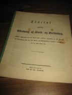 Tractat angaaende Afløsning af Grund- og …. 20 sider, 1857.