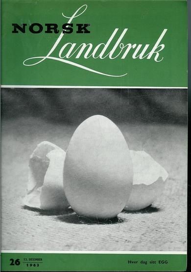 1963 nr 026 NORSK Landbruk