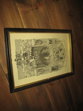 Bilde i glass og ramme noe for deg? Ca 31*46 cm stort