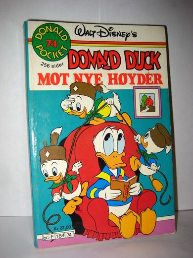 DONALD DUCK MOT NYE HØYDER bok nr 74