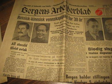 1950 nr 039 15 februar Bergens Arbeiderblad