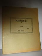Ubrukt kladdebok fra Alfred Johansen Bok & Papirhandel Gjøvik 70 tallet