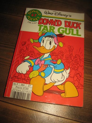 DONALD DUCK TAR GULL Bok nr 47