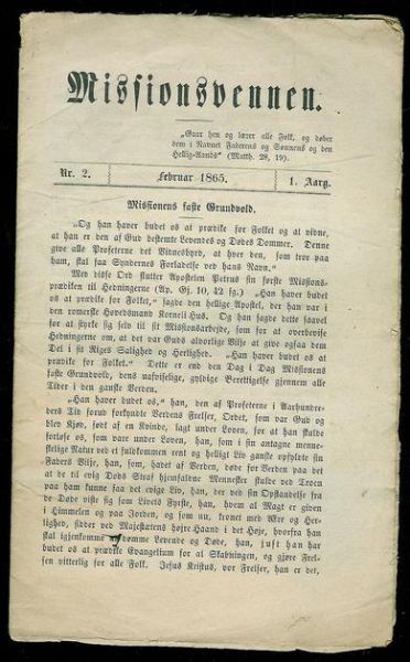 1865 nr 002 Missionsvennen