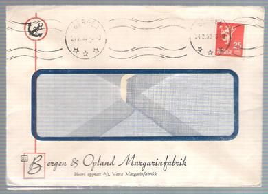 Bergen 24 2 50 Fra Bergen og Opland Margarinfabrik