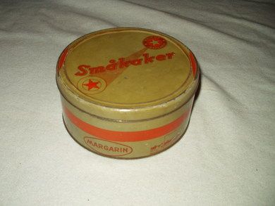 Reklameboks fra Skiens Margarinfabrik Skien