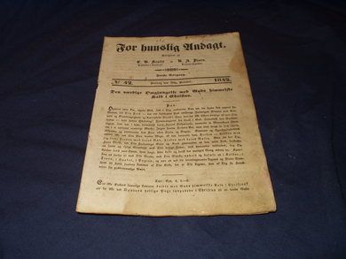 1842 nr 042 For Huuslig Andagt