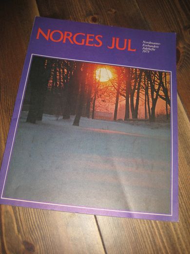 1975, NORGES JUL, NORMANNSFORBUNDETS JULEHEFTE.