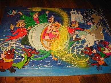 Walt Disney  puslespill, i papp, 60 tallet. Dette er nr 4