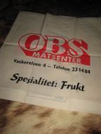 OBS MATSENTER VASKERELVEN 4 Tlf 231484 80 tallet