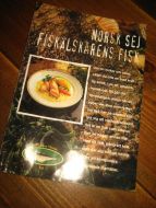 NORSK SEJ FISKERENS FISK. Brosjyre på svensk fra Norwegian Seefood, Tromsø, 80 talllet.