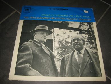 EUGENE ORMANDU og THE PHILADELPHIA ORCHESTRA: SIBELIUS SYMPHONY NO 1 IN E MINOR SBRG 72111 1962