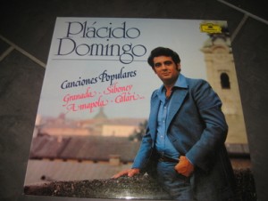 Placido Domingo: Canciones Populares. 25 30 700. 1976.
