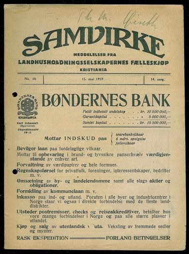 1919 nr 010 SAMVIRKE