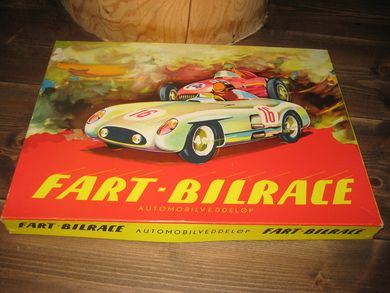 Pent brettspill fra DAMM nr 390 FART - BILRACE 60 tallet