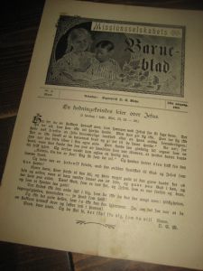 1908,nr 006, Missionsselskabets Barne blad.