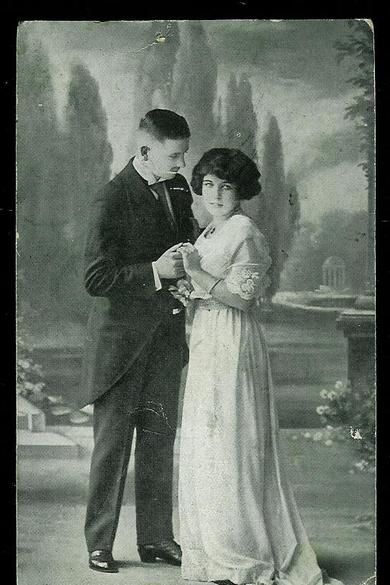 Gammmelt postkort fra tidleg 1900