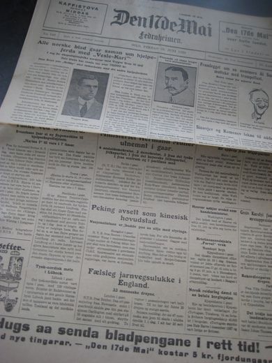 1928 nr 149 Den 17de Mai Leiting etter Roald Amundsen