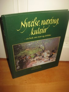 RUSK, GØRAN: Nytelse, næring, kultur. - en bok om mat og drikke. 1995.