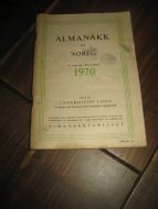 1970, ALMANAKK FOR NORGE.