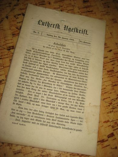 1881 nr 002 Luthersk Ugeskrift