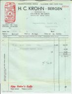 H C Krohn Bergen 1938
