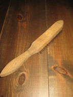 Stålbørste med trehandtak 50 tallet