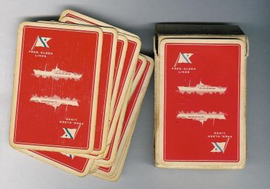 Kortstokk fra Fred Olsen Lines