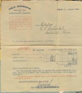 Brev fra Oslo Sparebank 1945