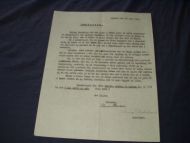 Brev fra Ørskog Husmorlag 1941