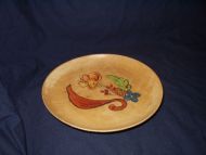 Tretallerken fra 50 tallet