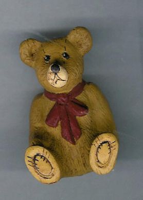 Liten bamse i keramikk