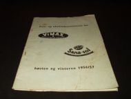 Avis og ukebladannonsene for VIMAX og Sana Sol for 1956/57
