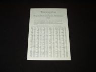 Trekningsliste for Bergens Diakonissehjems Landslotteri 1960