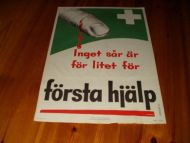 Inget sår er for litet for førsta hjelp, 1961