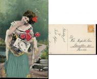 Pent julekort fra tidleg 1900