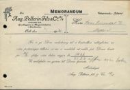 Memorandum fra Aug Pellerin 1934