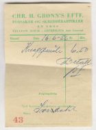 Chr H Grønns Eftf 1956
