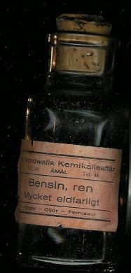 Flaske Bensin fra Åmål