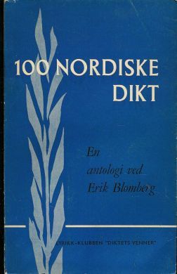 Erik Blomberg, 100 Nordiske dikt
