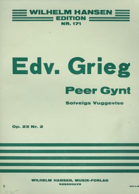 Wilhelm Hansen edition nr 171, Edv. Grieg, Peer Gynt, Solveigs Vuggevise
