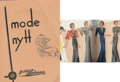 1939 Mode Nytt Gustav Andersen Aalesund