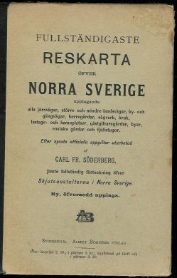 Reskarta over Norra Sverige 1912