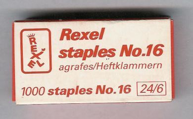 Rexel staples No 16