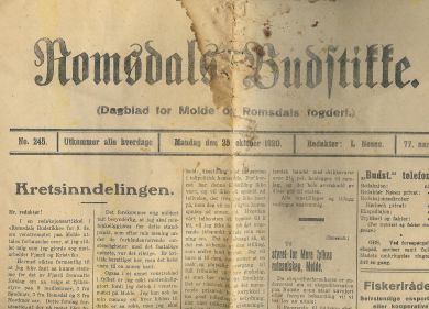 1920 nr 245 Romsdals Budstikke