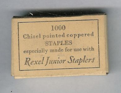Rexel Junior Staplers fra 50 tallet