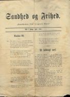 1901, 007, Sanhed og Frihed