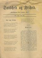 1902, 007, Sanhed og Frihed